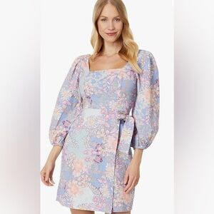 Vince Camuto Women's Ptd Linen Aline Dress - Size 0